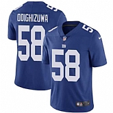 Nike New York Giants #58 Owa Odighizuwa Royal Blue Team Color NFL Vapor Untouchable Limited Jersey,baseball caps,new era cap wholesale,wholesale hats